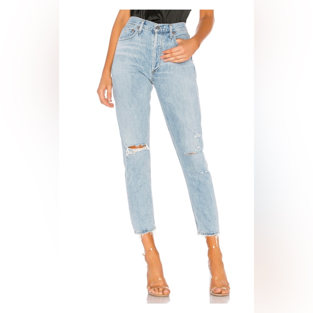 Agolde Jamie High Rise Classic in Shakedown